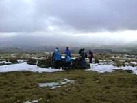 Snowy Scout Moor on Valentines day